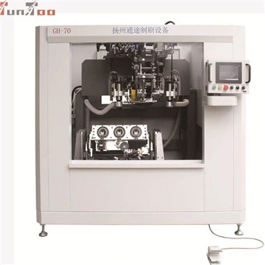 Máquina de escovar totalmente automática de quatro eixos