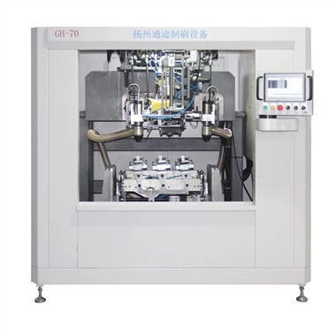 Máquina de escovar totalmente automática de três eixos